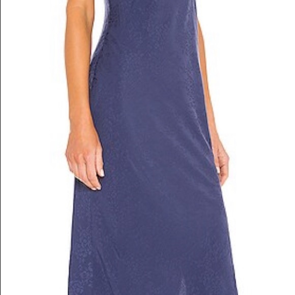 NWOT X Revolve House of Harlow midi dress -Slate blue Small - Picture 3 of 8